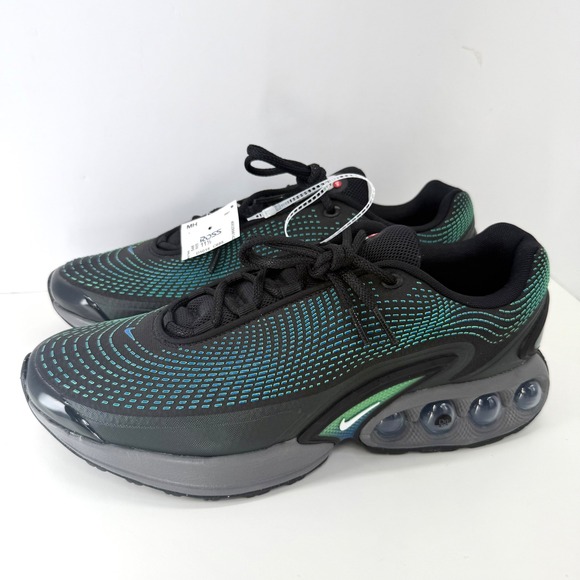 Nike Air Max Dn Sneakers Shoes Black/Hyper Cobalt/Rage Green DV3337-010 US 11.5